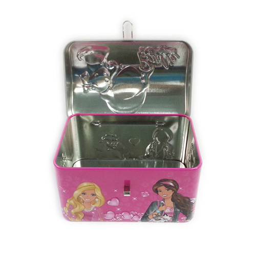 Barbie treasure tin box for chocolate